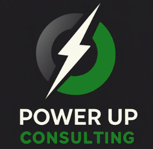 Power up consulting logo verduurzaming energie en mobiliteit